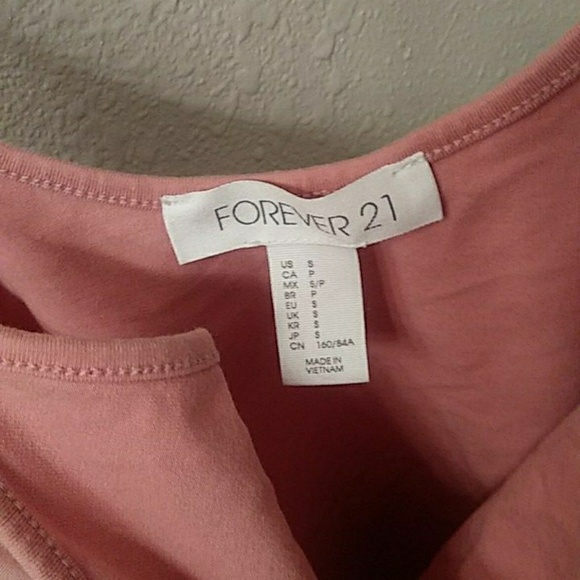 Forever 21 Nude Pink Bodysuit - Picture 2 of 5